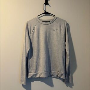 Nike Dri-FIT Running Shirt in Light Gray